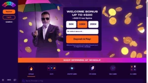 Wheelz Casino Spillutvalg