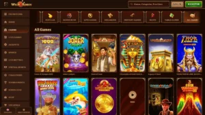 WildRobin Casino Spillutvalg