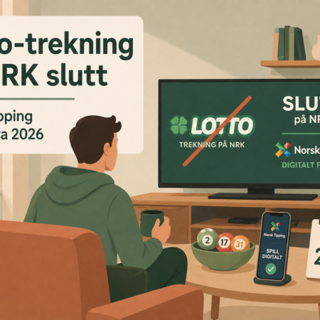 Lotto-trekningen forsvinner fra NRK etter 40 år — nå er alt digitalt