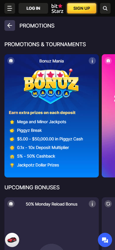 BitStarz Casino mobil kampanjer