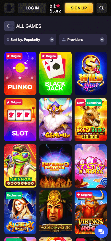 BitStarz Casino mobil spilloversikt