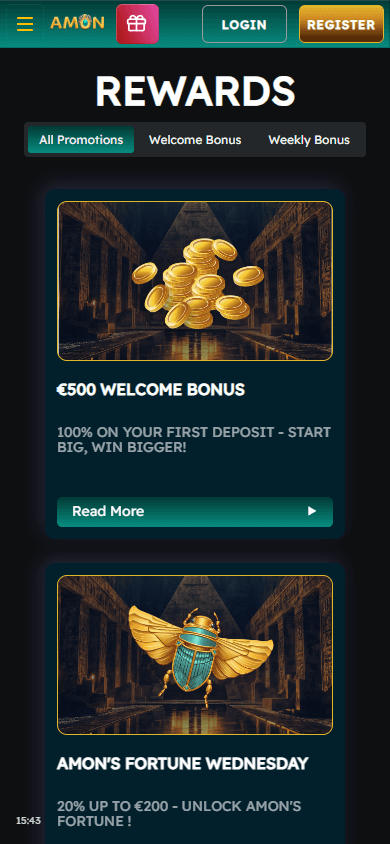 Amon Casino mobil kampanjer