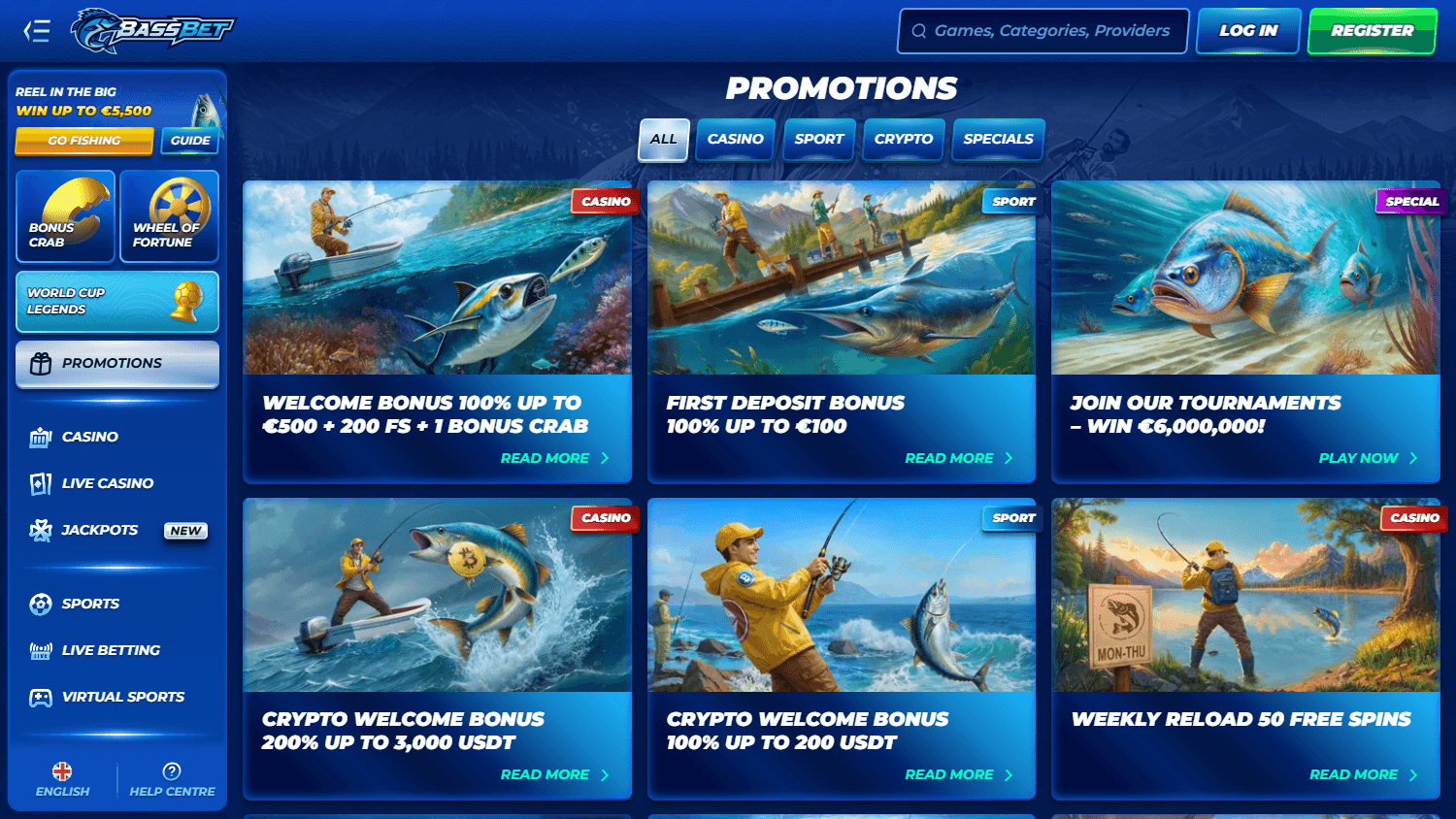 Bassbet Casino kampanjer