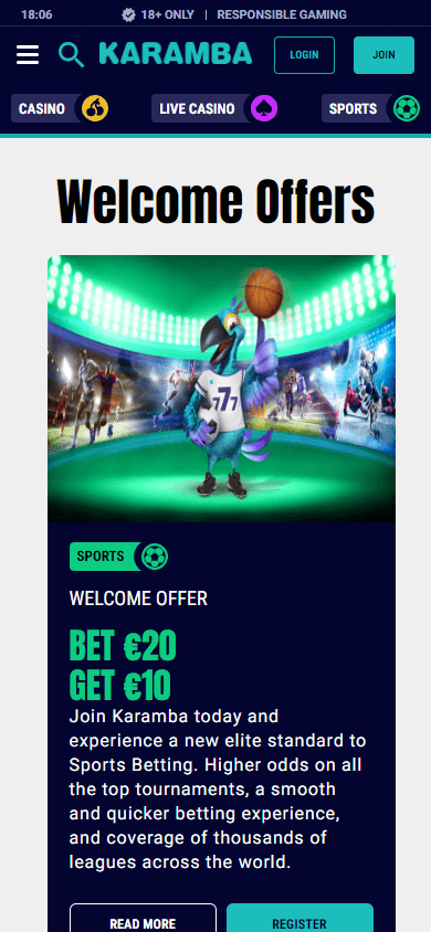 Karamba Casino mobil kampanjer