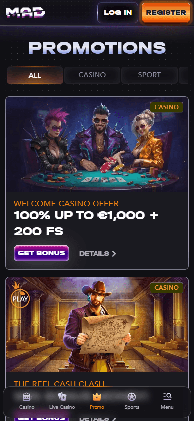 MadCasino mobil kampanjer