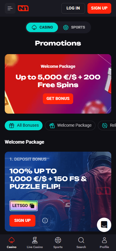 N1 Bet Casino mobil kampanjer