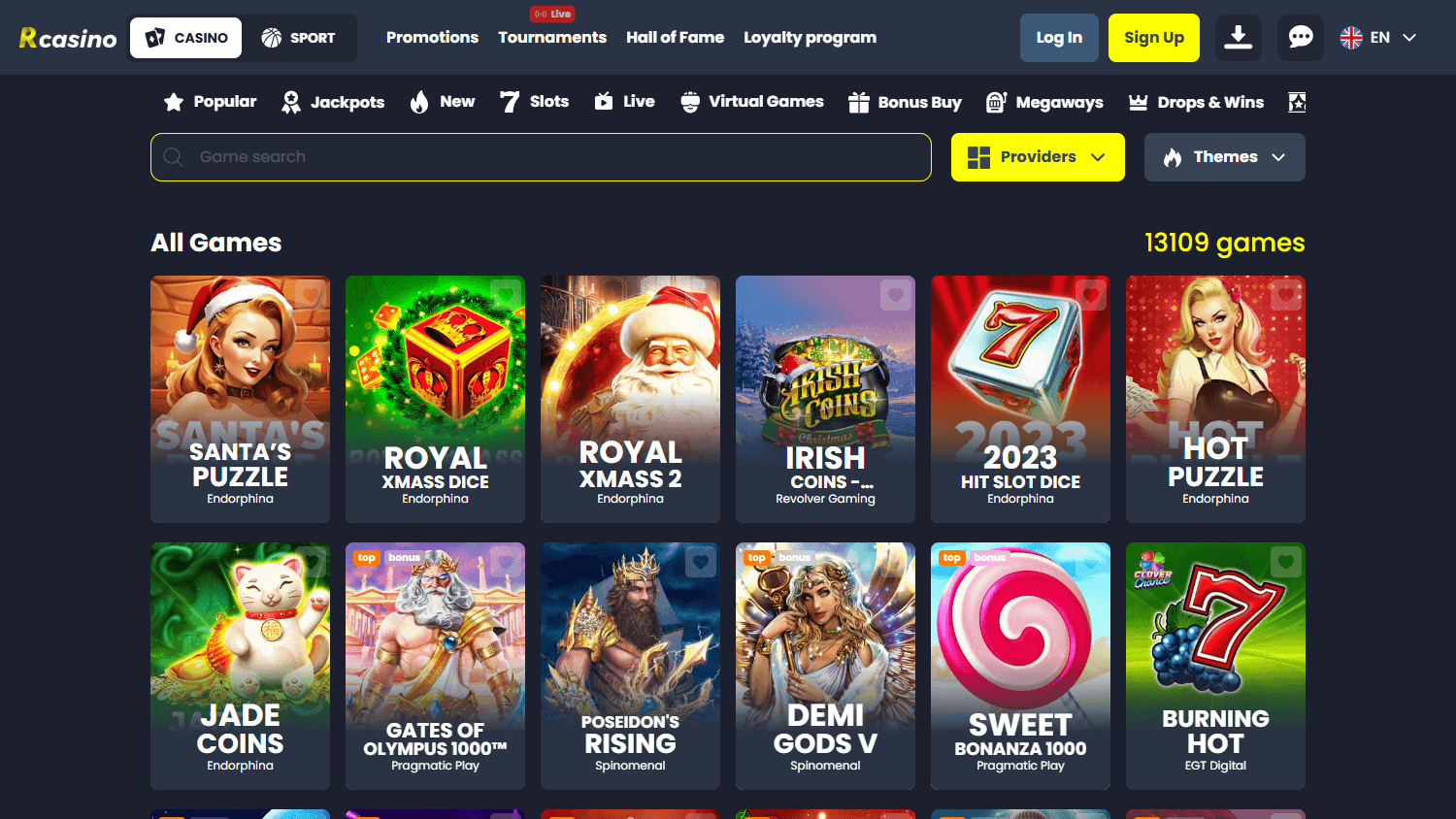 Rcasino spillutvalg