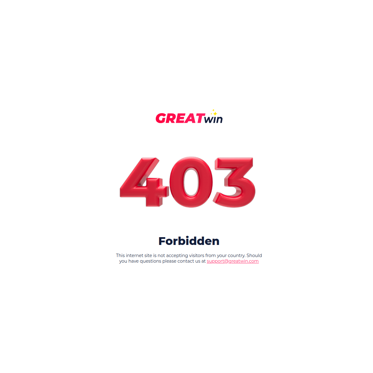 Greatwin Casino og Sportsbook hjemmeside