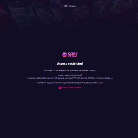 Roby Casino mobil hjemmeside