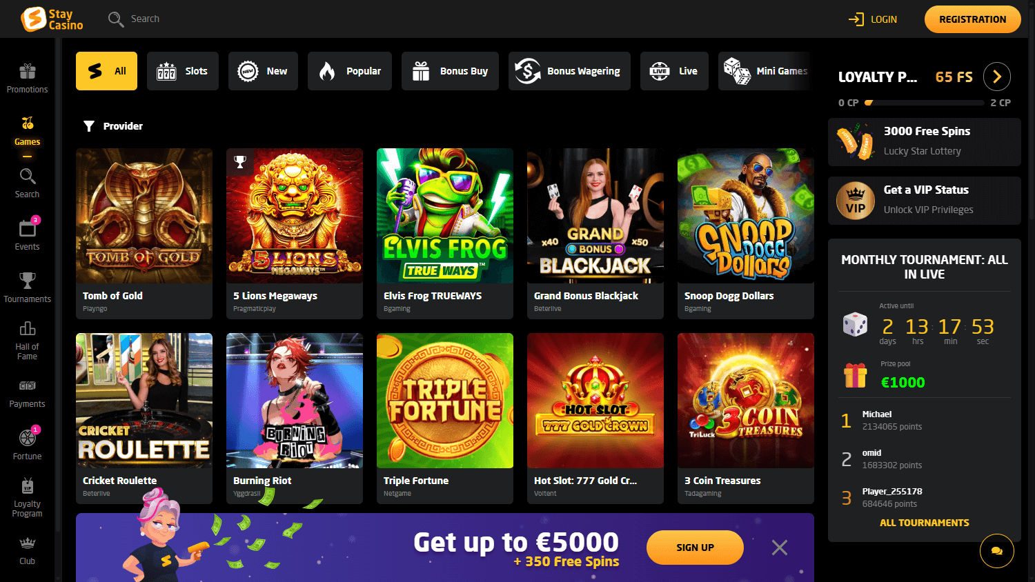 StayCasino spillutvalg