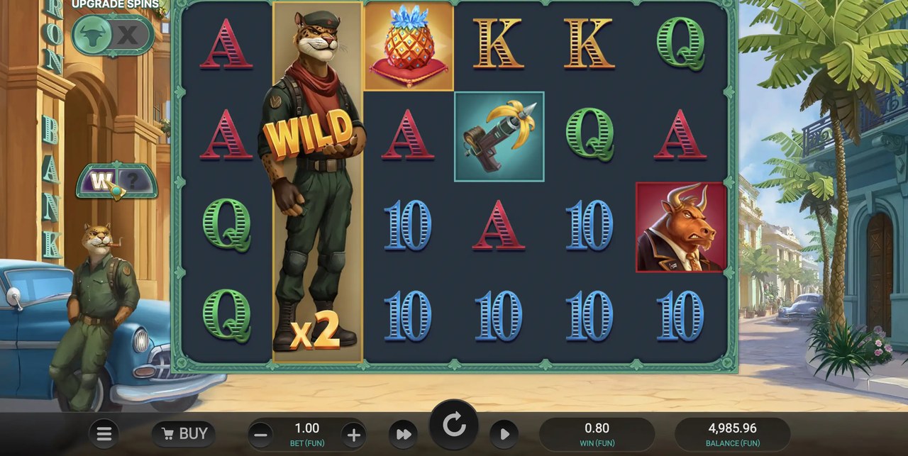 Iron Bank 2 grunnspill med wild multiplikator