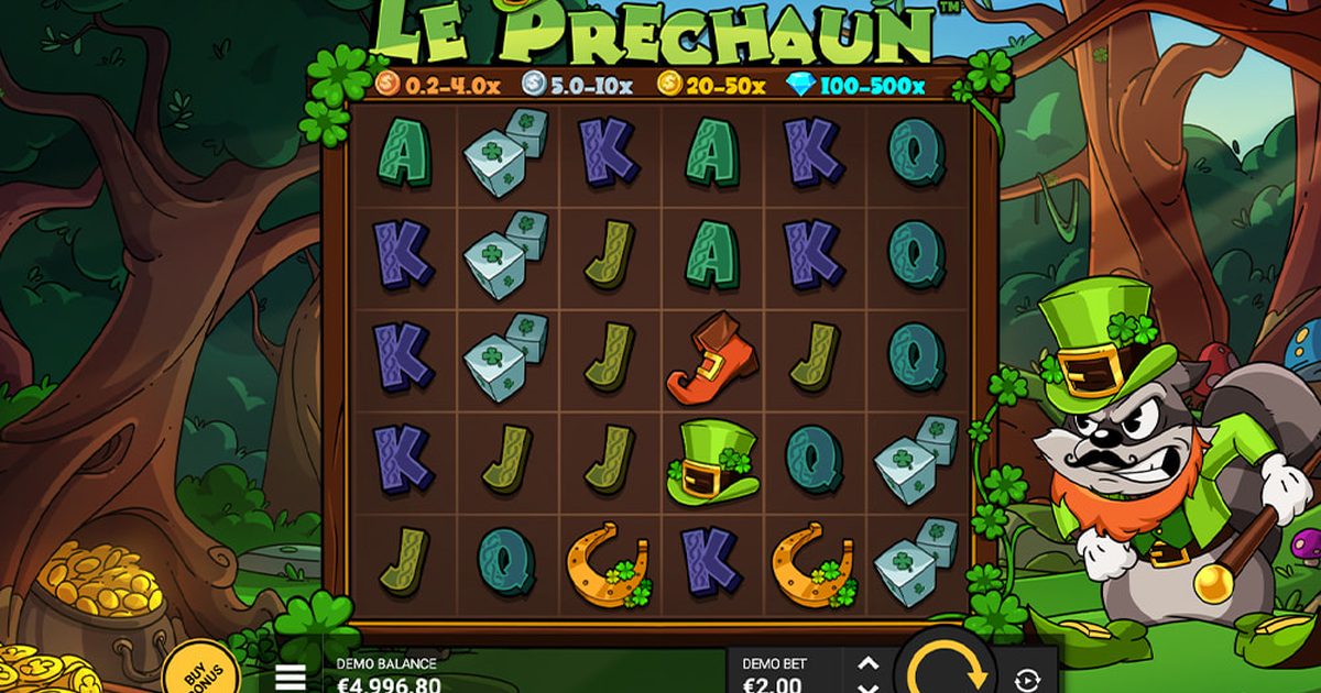 Le Prechaun grunnspill fra Hacksaw Gaming
