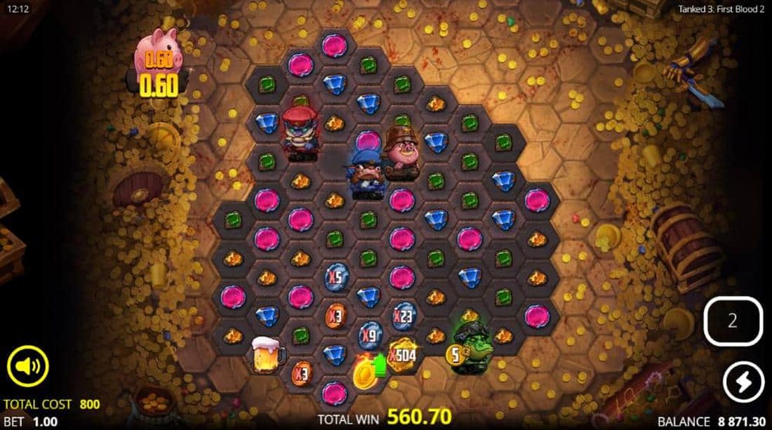 Tanked 3 First Blood 2 skjermbilde 3 - The Dead Pay Well gratisspinn