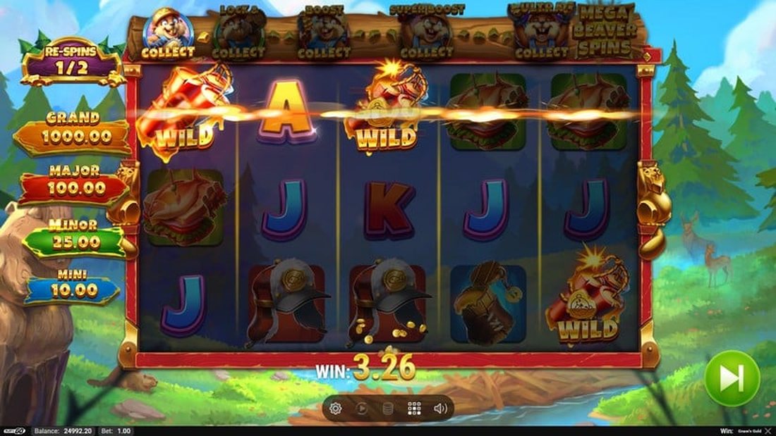 Gnaw'n Gold skjermbilde 4 - klebrige wilds og respinn