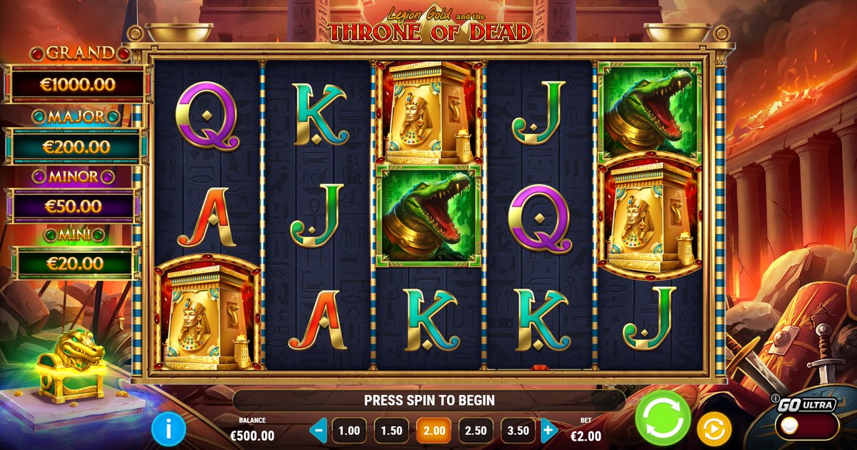 Legion Gold and the Throne of Dead: Play’n GOs nye slot gir deg 10 000x