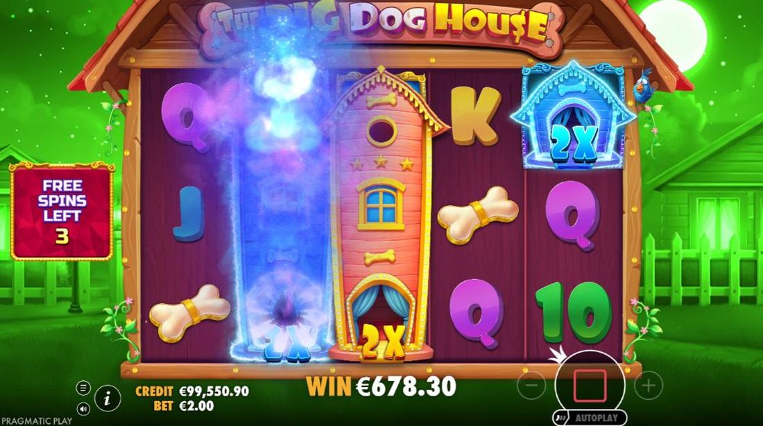 The Big Dog House gratisspinn med Ghost Wild-symbol